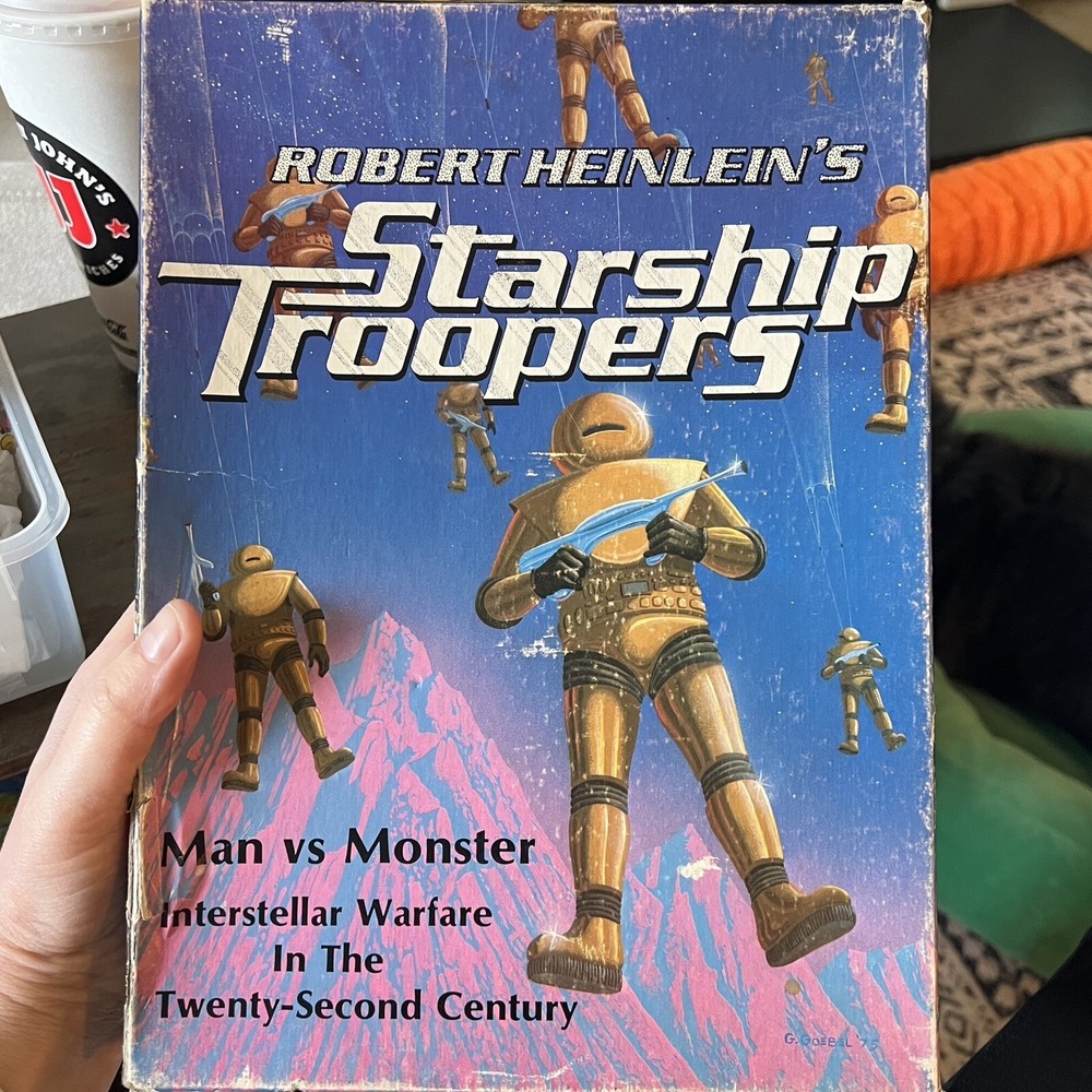 1976 Starship Troopers Man vs Monster Interstellar Warfare Board Game ~Looks NEW